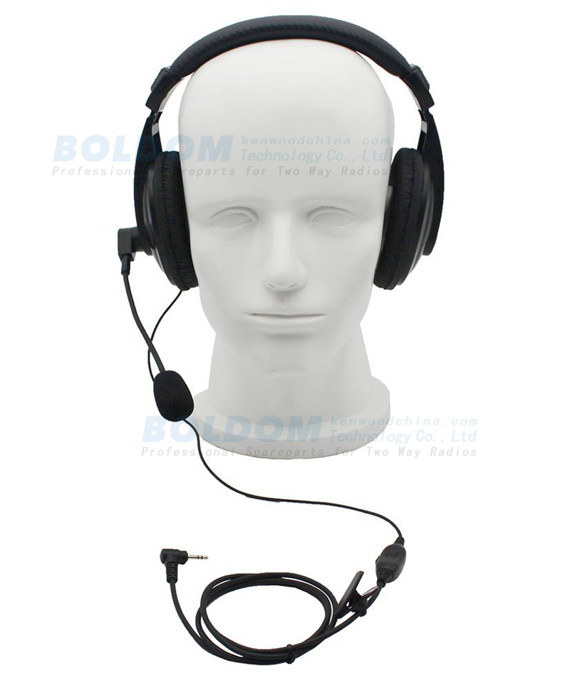 HW09314V two way radio headset with PTT for radios