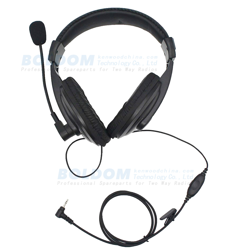 HW09314V two way radio headset with PTT for radios