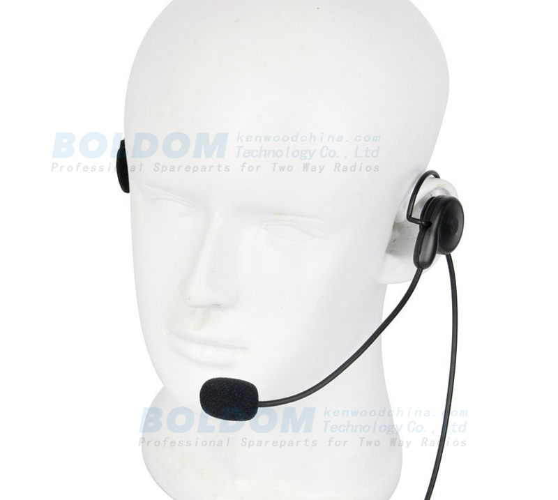 HW300815 behind head behind ear headset with stick mic for two way radio headset with PTT for radios