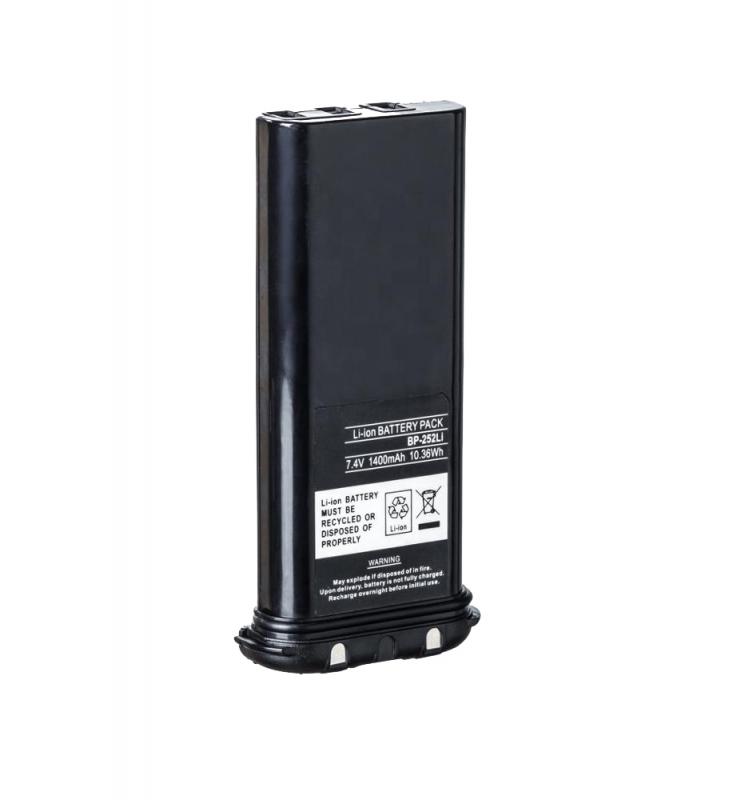 NI-MH 7.2V 1800mAh NI-CD 7.2V 1100mAh Li-ion 7.4V 2000mAh rechargeable Battery BP-224 BP-252Li for Walkie Talkie IC-M2A