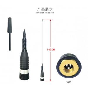 Midland ML145B  black Stainless steel Omni Wireless 27MHz CB Radio Antenna